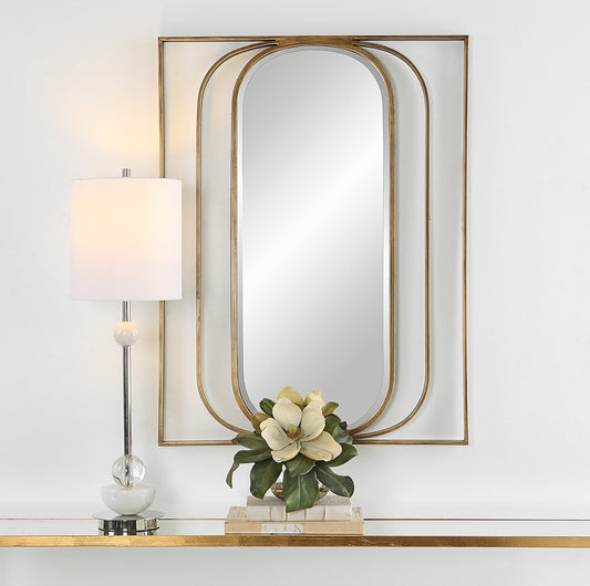 Uttermost Replicate Contemporary Oval Mirror | Mirrors | Modishstore