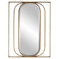 Uttermost Replicate Contemporary Oval Mirror | Mirrors | Modishstore - 2