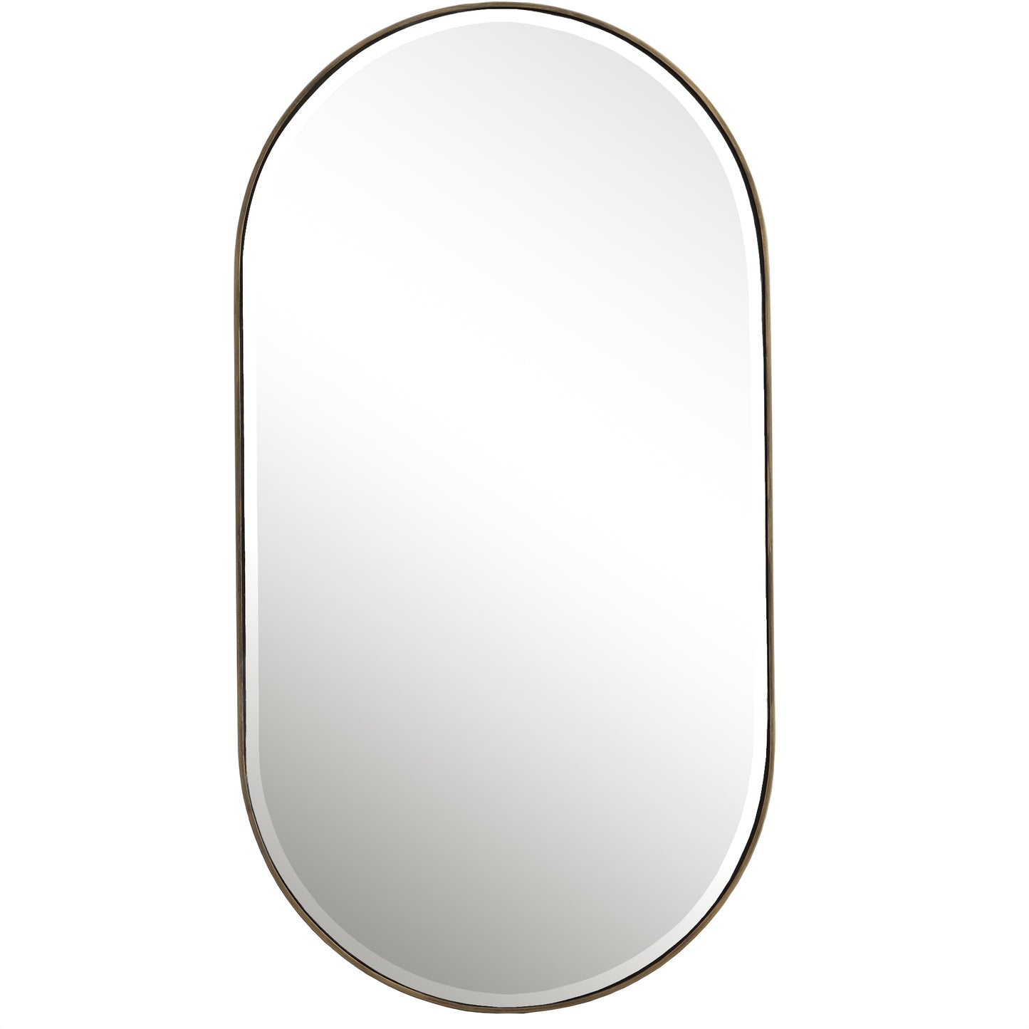 Uttermost Lago Oval Gold Mirror | Mirrors | Modishstore - 2