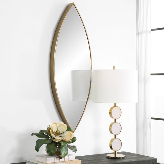 Uttermost Ellipse Gold Mirror | Mirrors | Modishstore