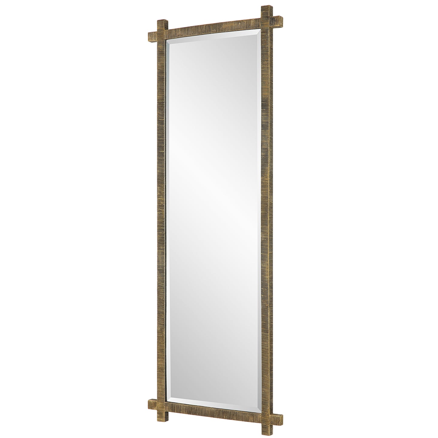 Uttermost Abanu Ribbed Gold Dressing Mirror | Mirrors | Modishstore - 5