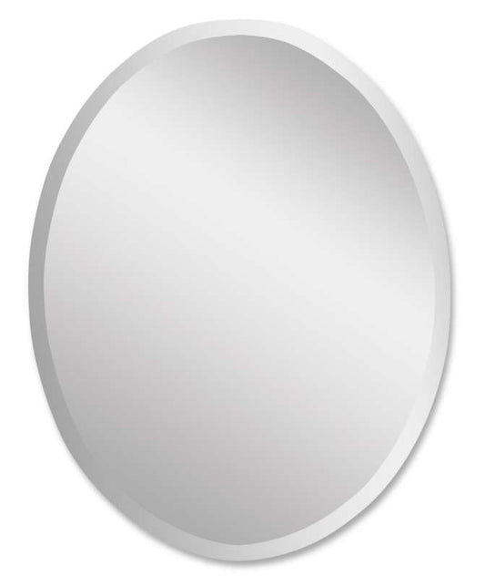 Uttermost Frameless Vanity Oval Mirror | Mirrors | Modishstore