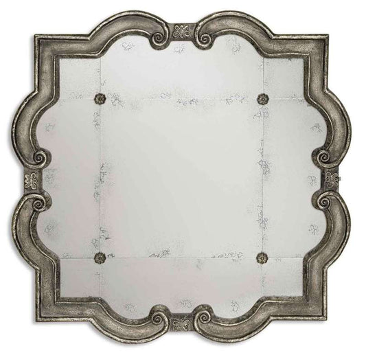 Uttermost Prisca Distressed Silver Mirror | Mirrors | Modishstore