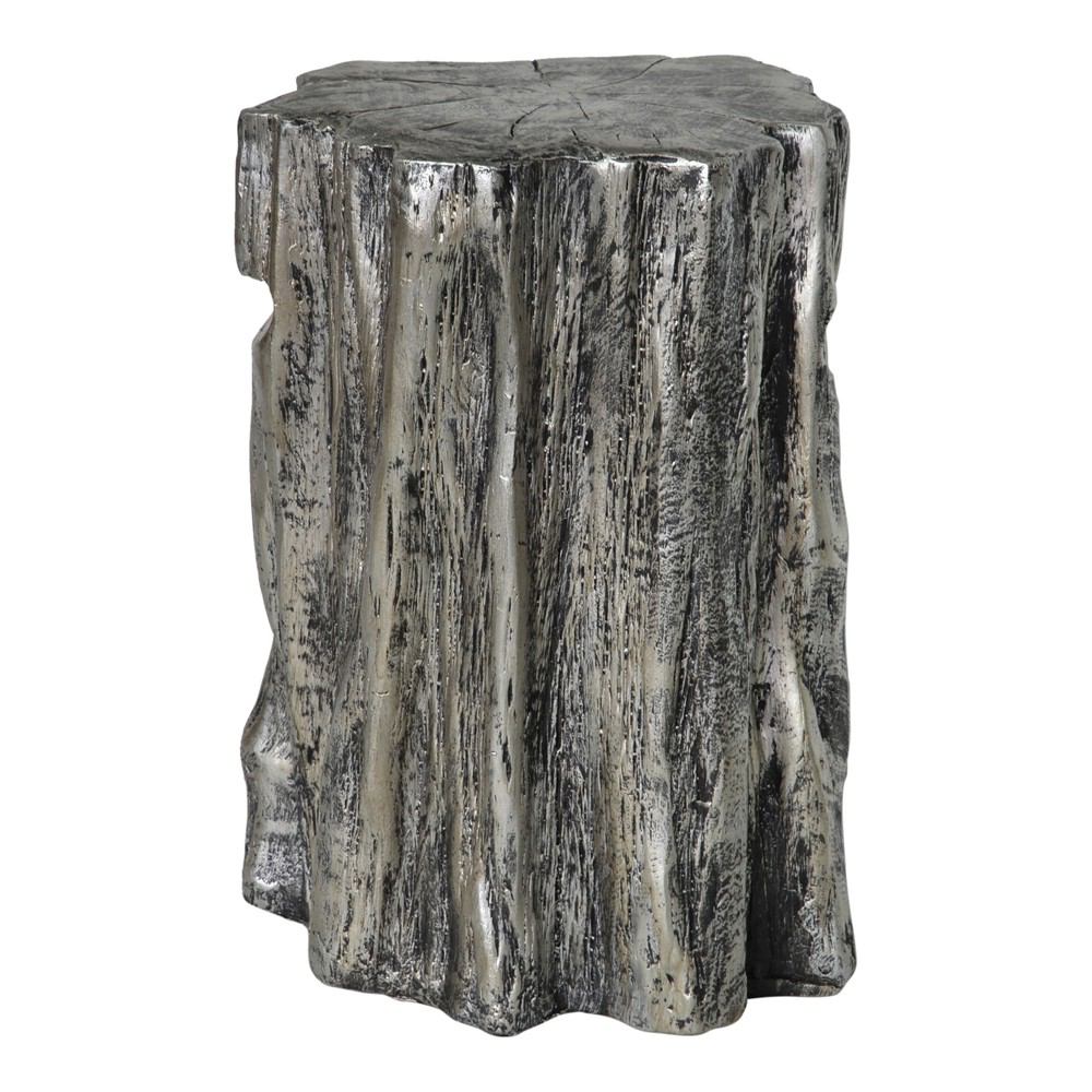 Moe's Home Collection Trunk Stool Antique Silver | Modishstore | Stools & Benches-2