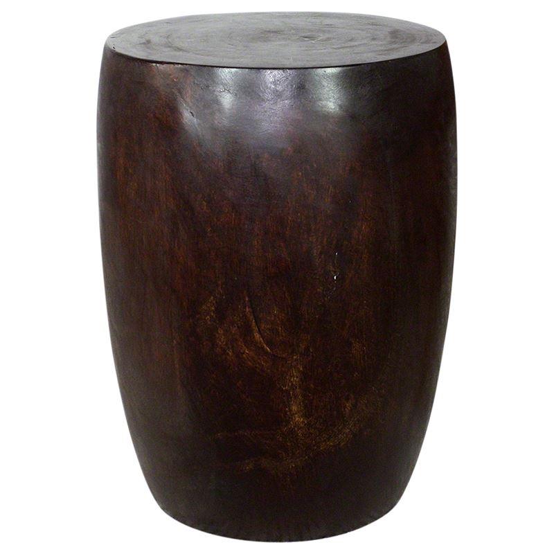 Haussmann Merlot 14" Dia - Dark Walnut | Stools & Benches | Modishstore-3