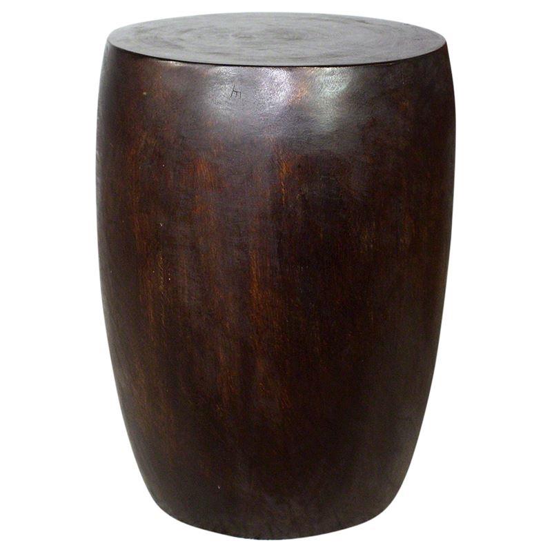 Haussmann Merlot 14" Dia - Dark Walnut | Stools & Benches | Modishstore-4