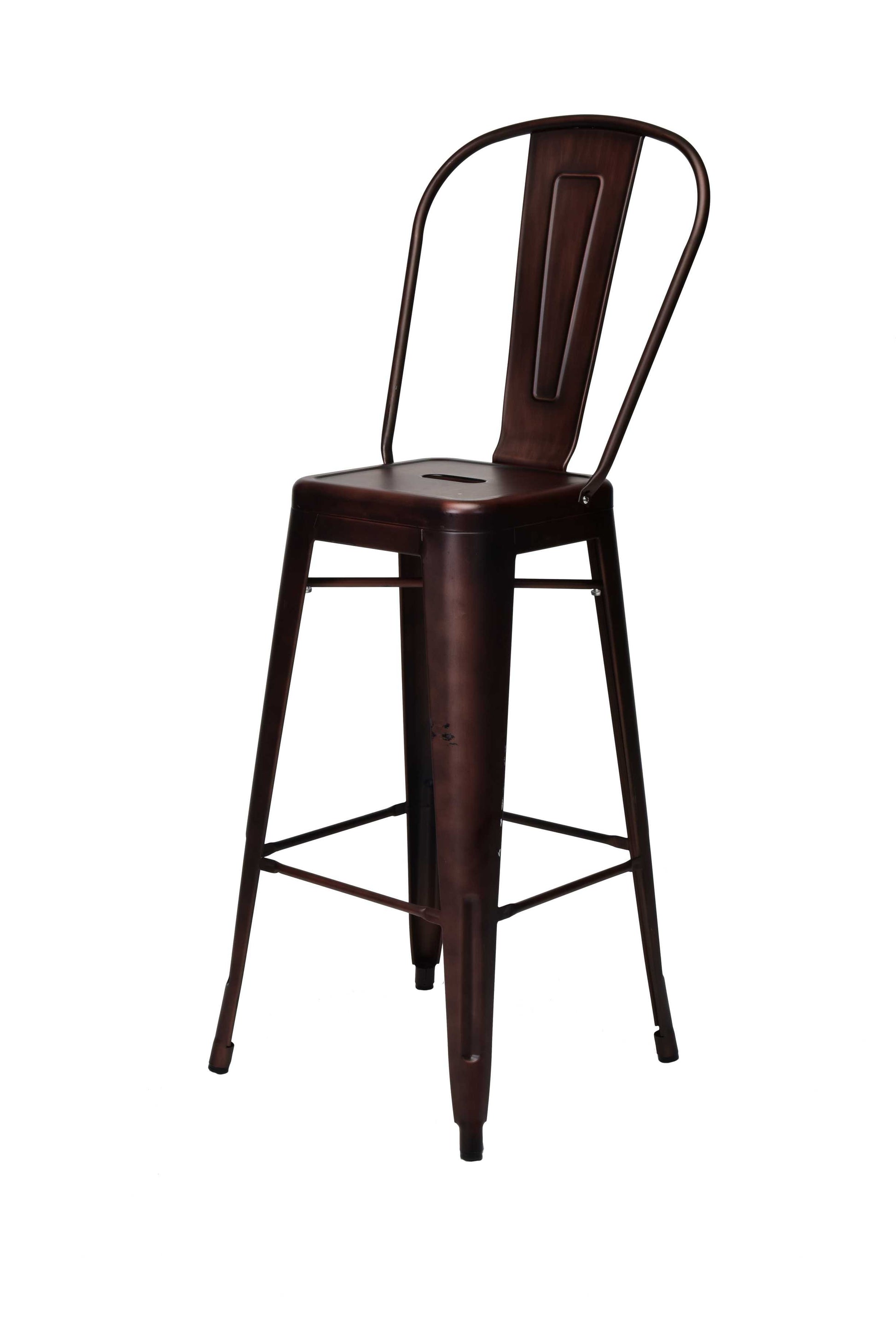 Set Of 2 Commerical Seating Products Oscar Rose Gold Dining Bar Stool Chairs By Csp | Bar Stools | Modishstore