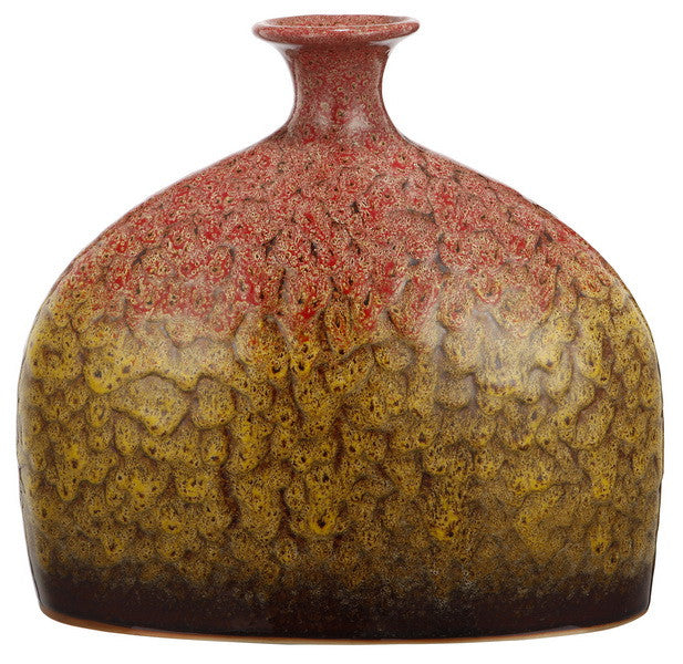 A&B Home Pink With Yellow Vase  - Set Of 2 | Vases | Modishstore