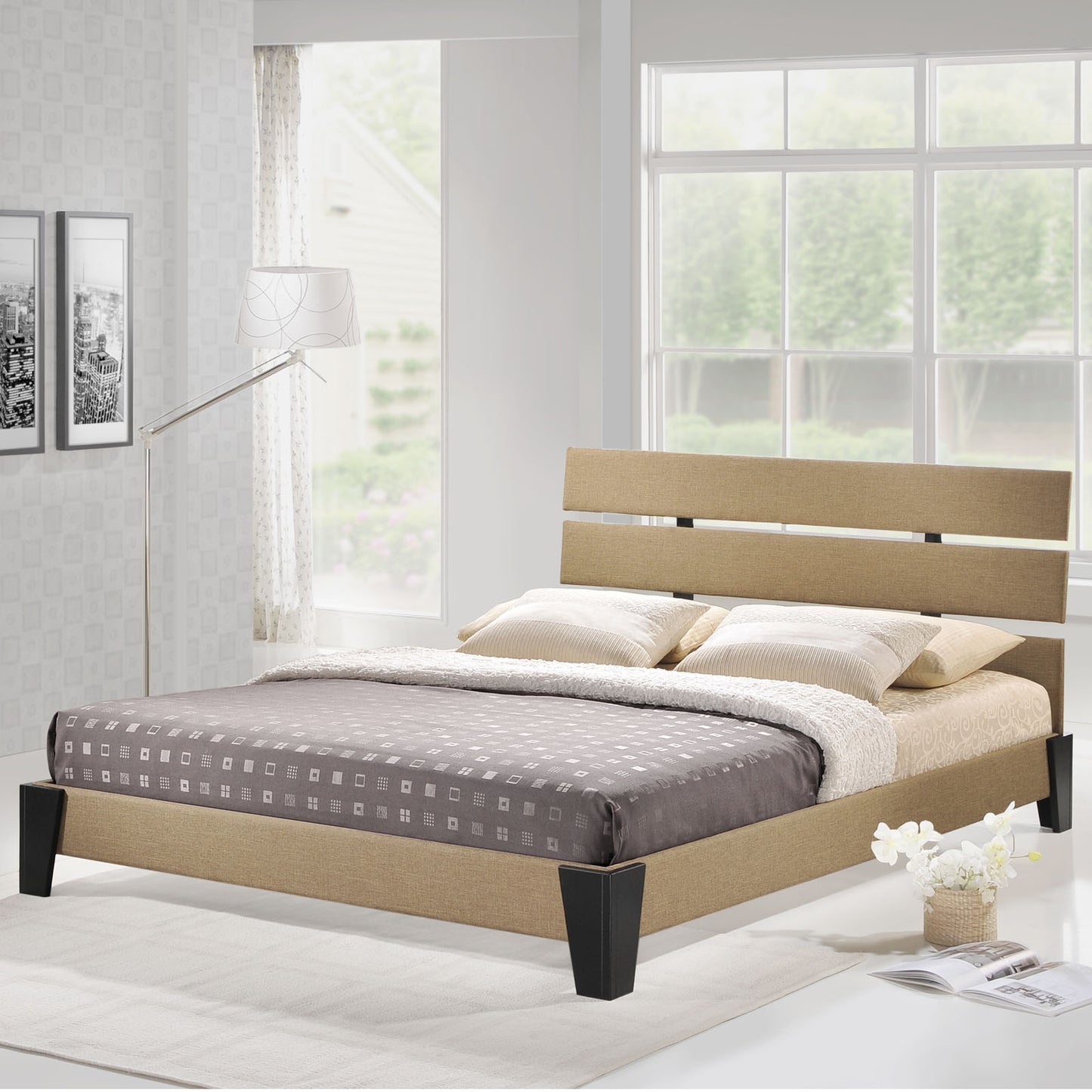 Zoe Queen Fabric Bed By Modway - MOD-5035 | Beds | Modishstore - 1