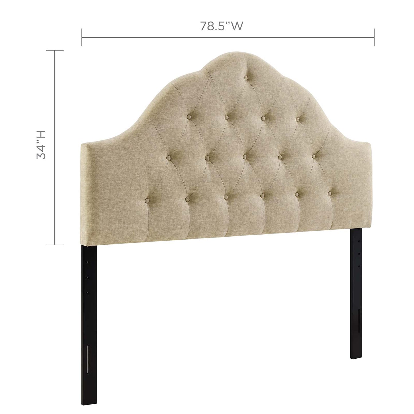 Modway Sovereign King Upholstered Fabric Headboard - MOD-5166 | Headboards | Modishstore - 12