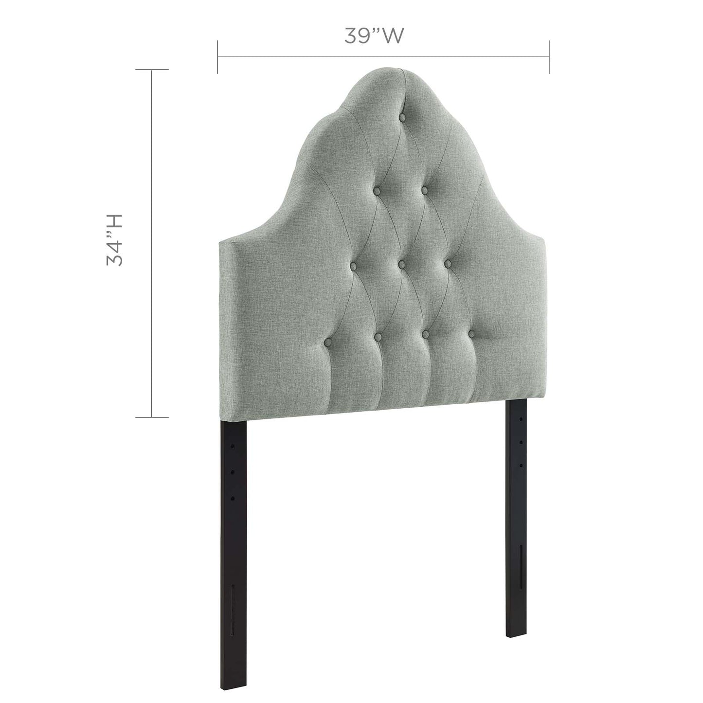 Sovereign Twin Upholstered Fabric Headboard By Modway - MOD-5168 | Headboards | Modishstore - 2