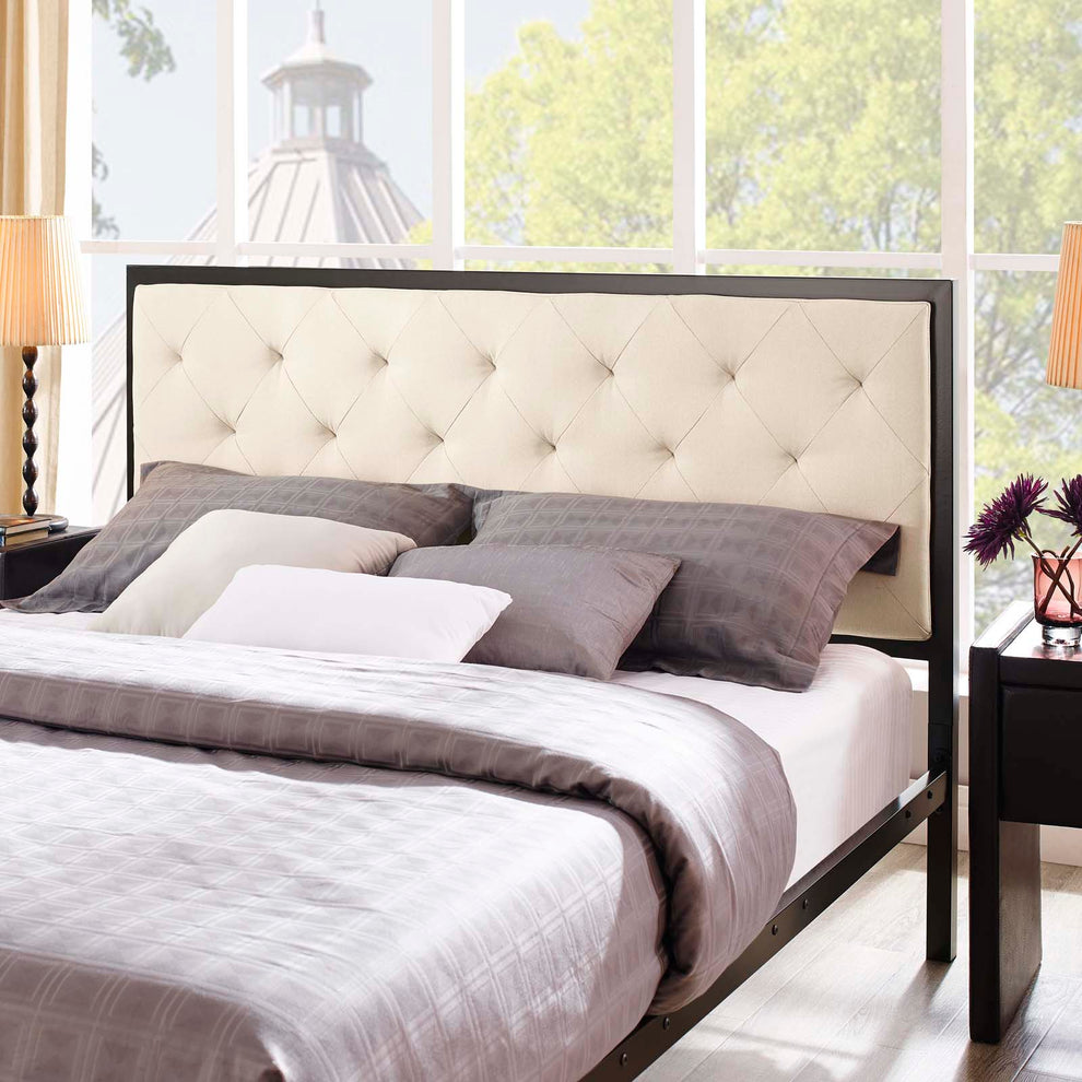 Modway Mia Queen Fabric Bed Frame - MOD-5182 | Beds | Modishstore - 10