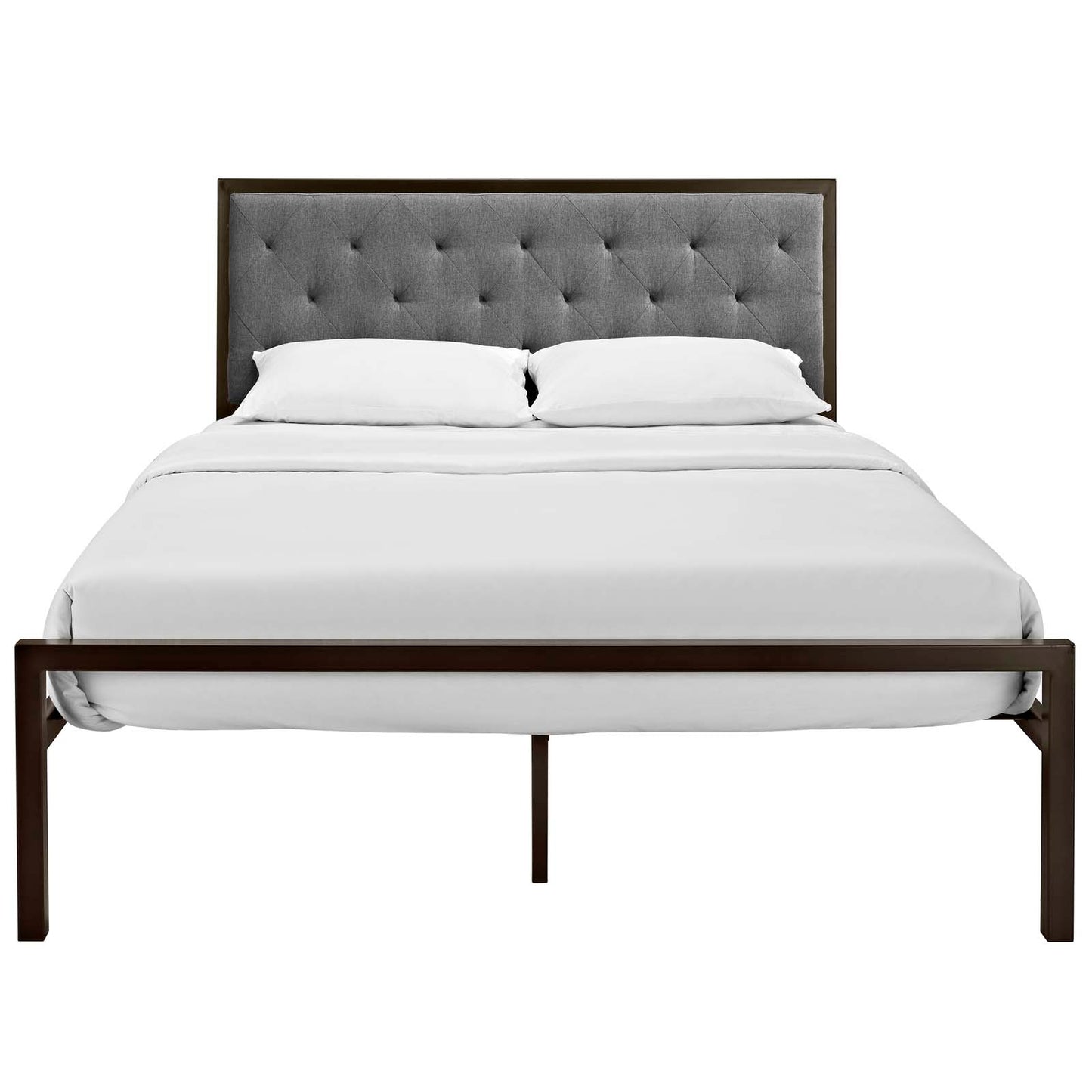 Modway Mia Queen Fabric Bed Frame | Beds | Modishstore-5