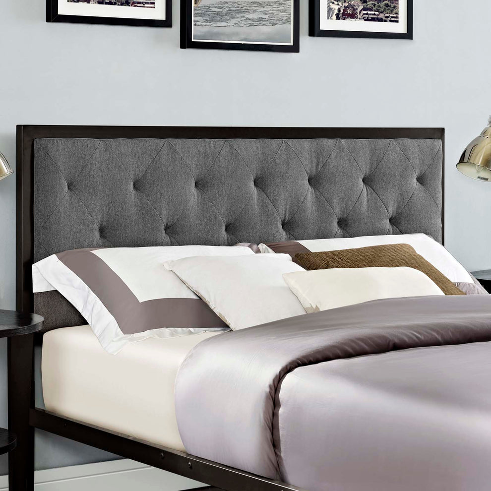 Modway Mia Queen Fabric Bed Frame - MOD-5182 | Beds | Modishstore - 7