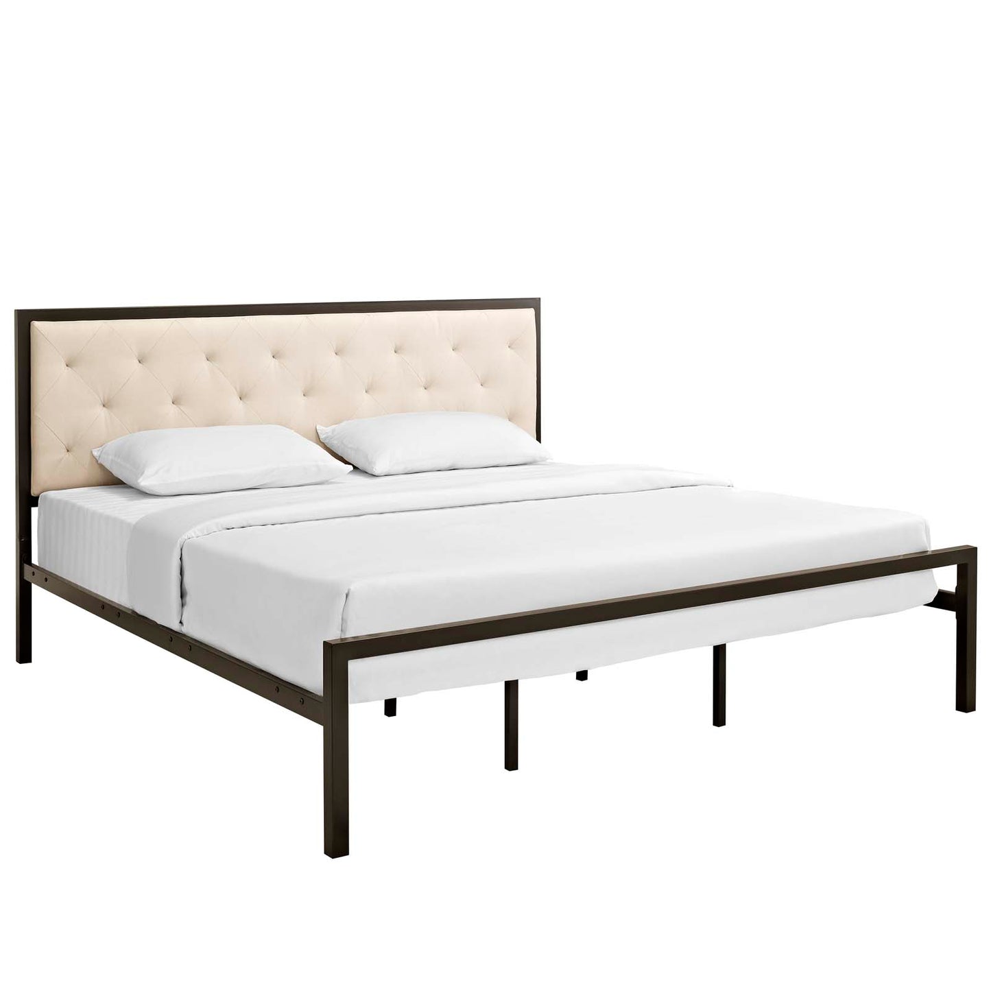 Modway Mia King Fabric Bed Frame | Beds | Modishstore-15