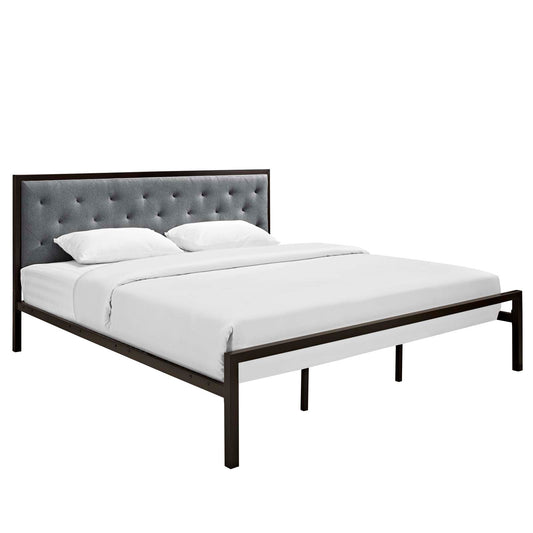 Modway Mia King Fabric Bed Frame | Beds | Modishstore-14