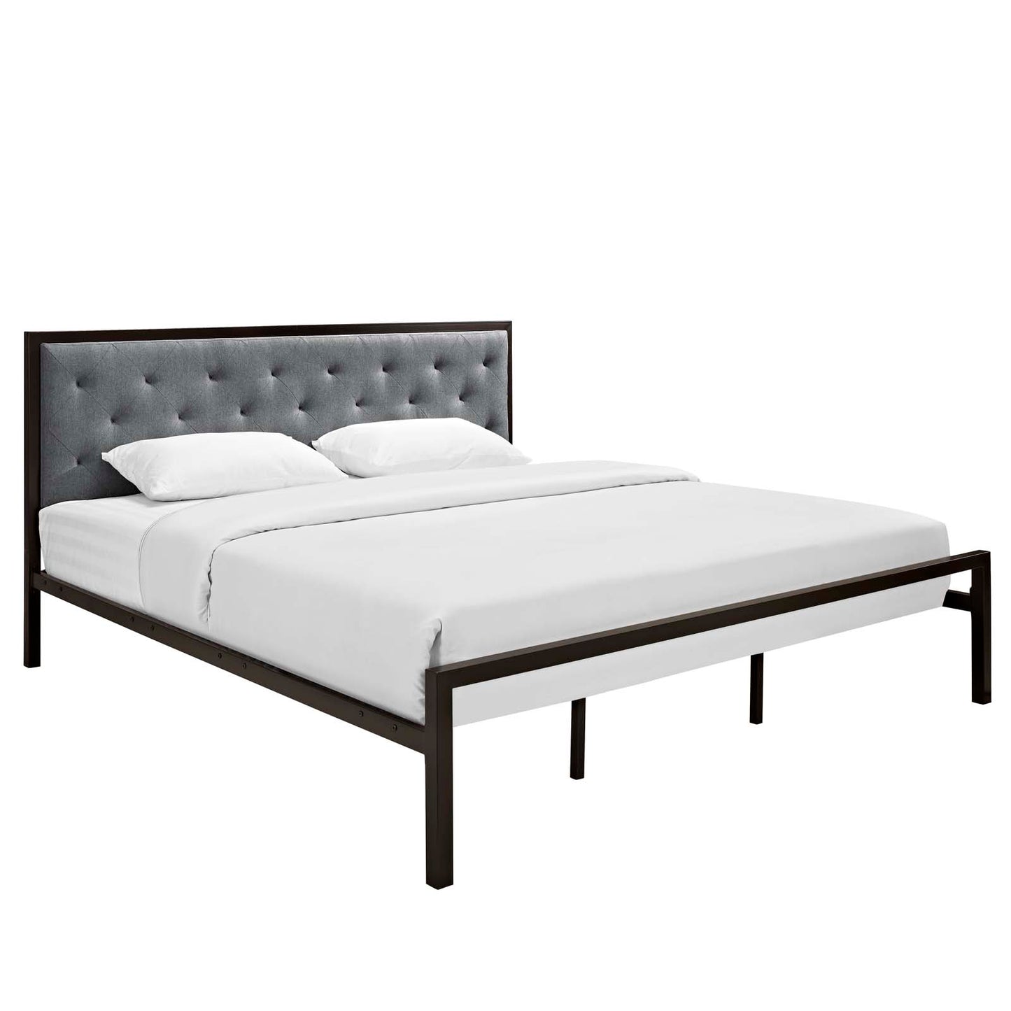 Modway Mia King Fabric Bed Frame - MOD-5184 | Beds | Modishstore - 1