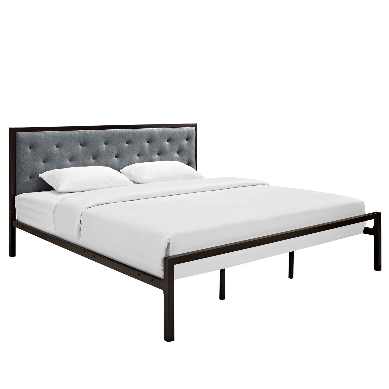 Modway Mia King Fabric Bed Frame - MOD-5184 | Beds | Modishstore - 1