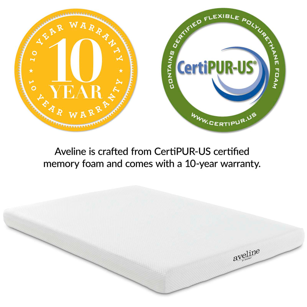 Modway Aveline 6" Full Mattress - White - MOD-5345 | Mattresses | Modishstore - 2