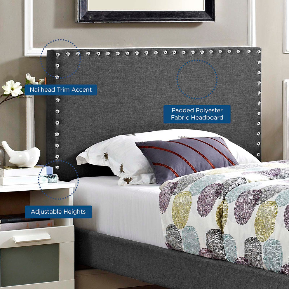 Phoebe Twin Upholstered Fabric Headboard By Modway - MOD-5382 | Headboards | Modishstore - 5