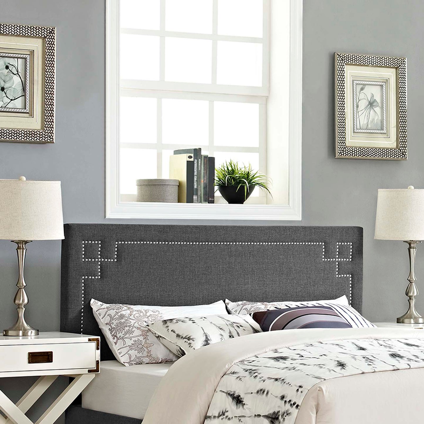 Josie Queen Upholstered Fabric Headboard By Modway - MOD-5402 | Headboards | Modishstore - 1