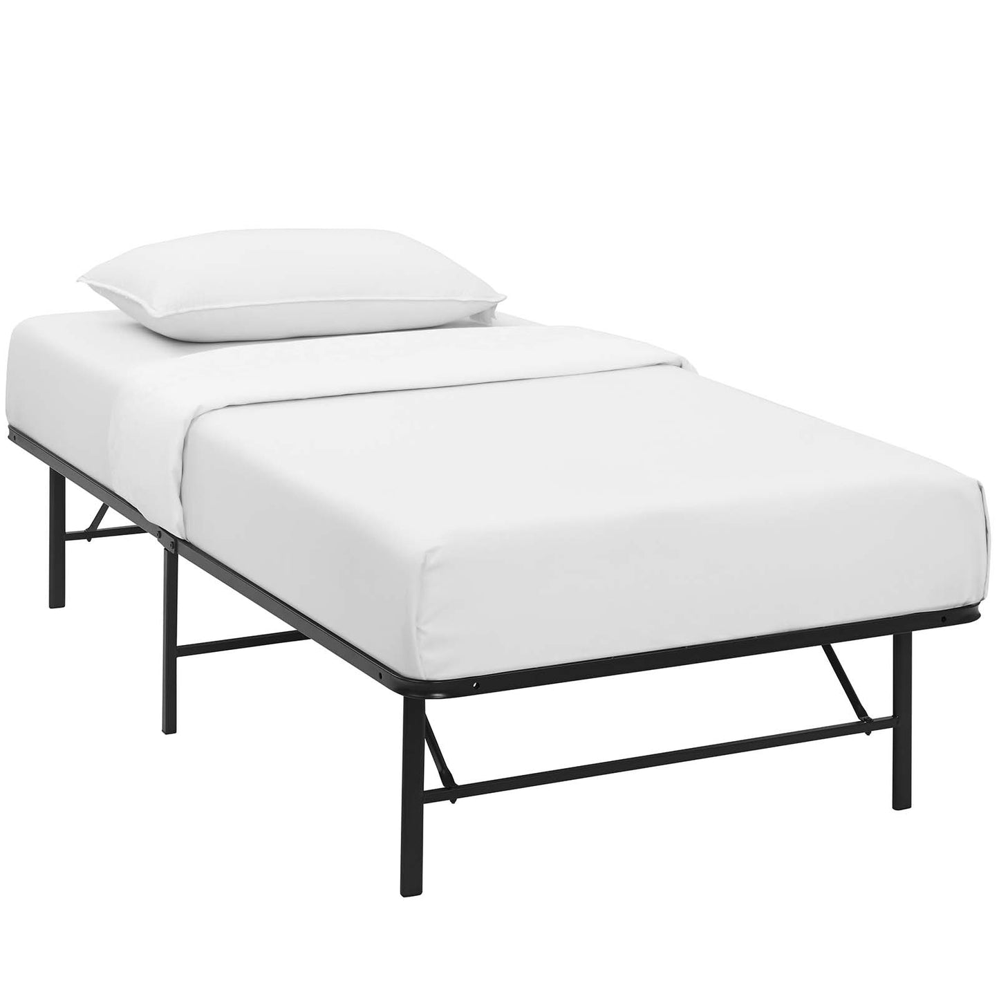 Modway Horizon Twin Stainless Steel Bed Frame | Beds | Modishstore-7
