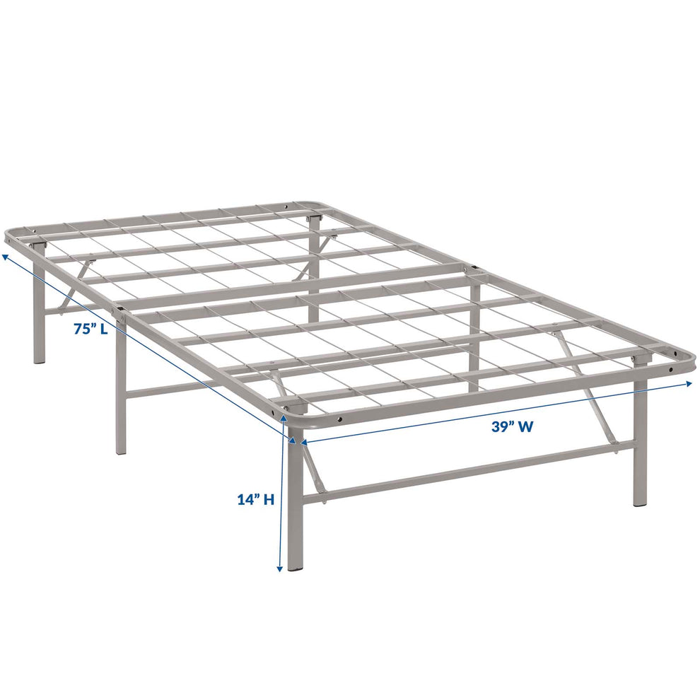 Modway Horizon Twin Stainless Steel Bed Frame - MOD-5427 | Beds | Modishstore - 12