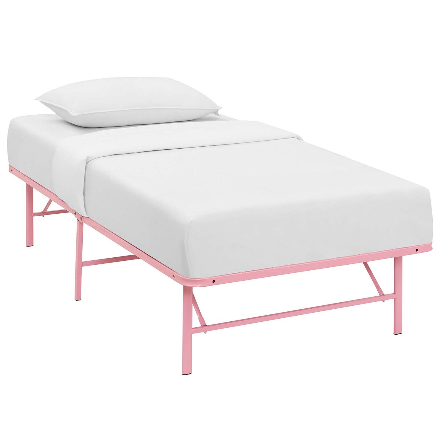 Modway Horizon Twin Stainless Steel Bed Frame | Beds | Modishstore-55