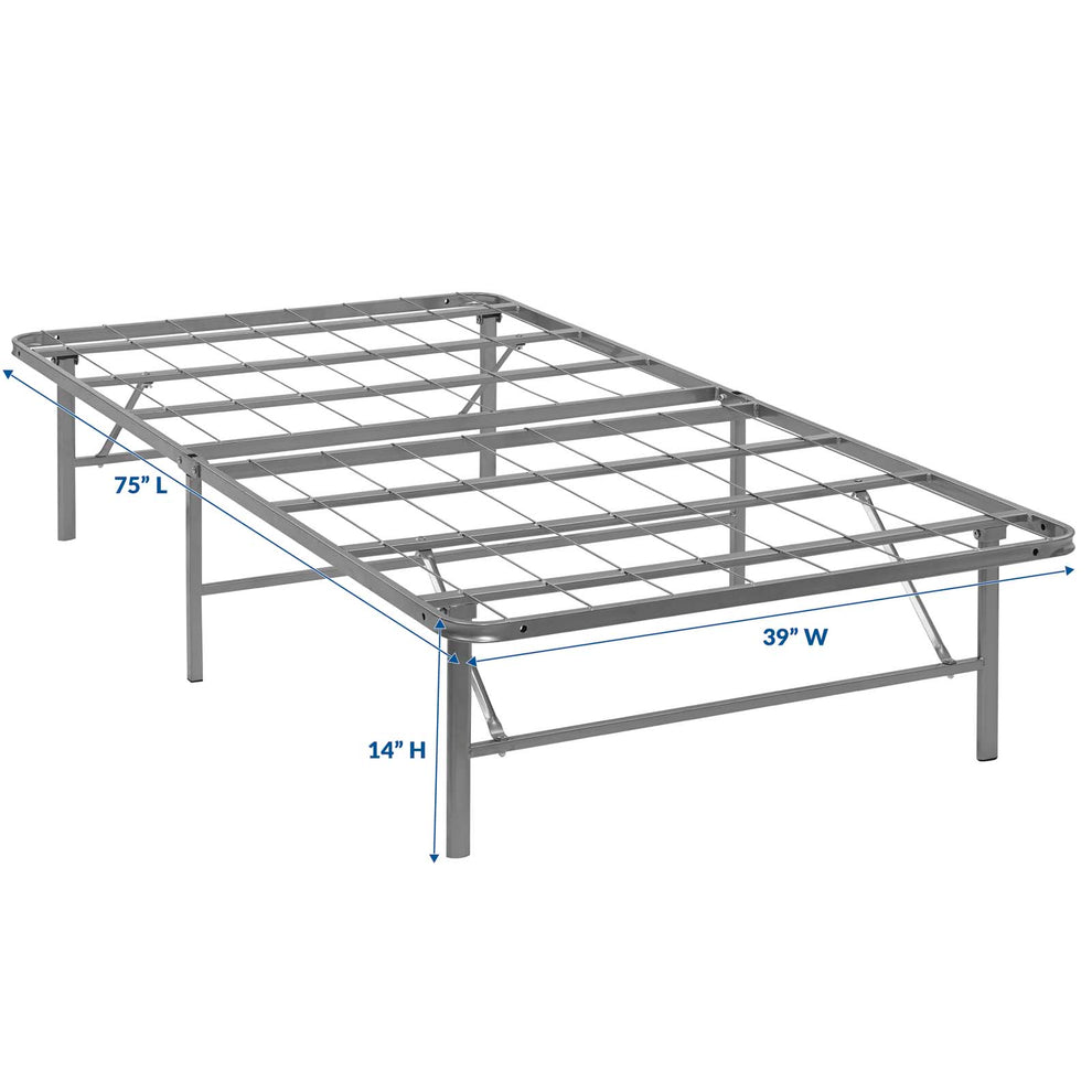 Modway Horizon Twin Stainless Steel Bed Frame - MOD-5427 | Beds | Modishstore - 9