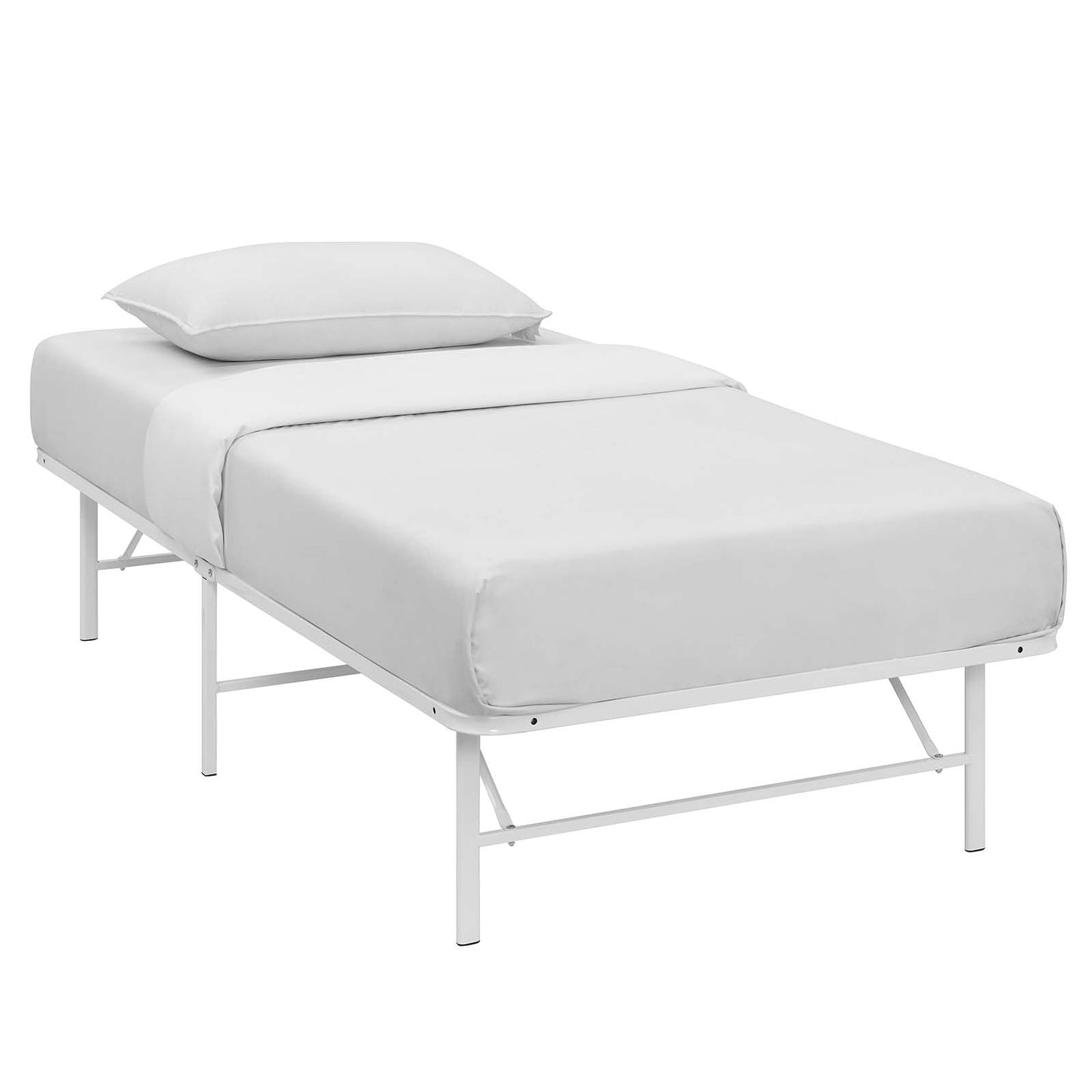 Modway Horizon Twin Stainless Steel Bed Frame | Beds | Modishstore-2