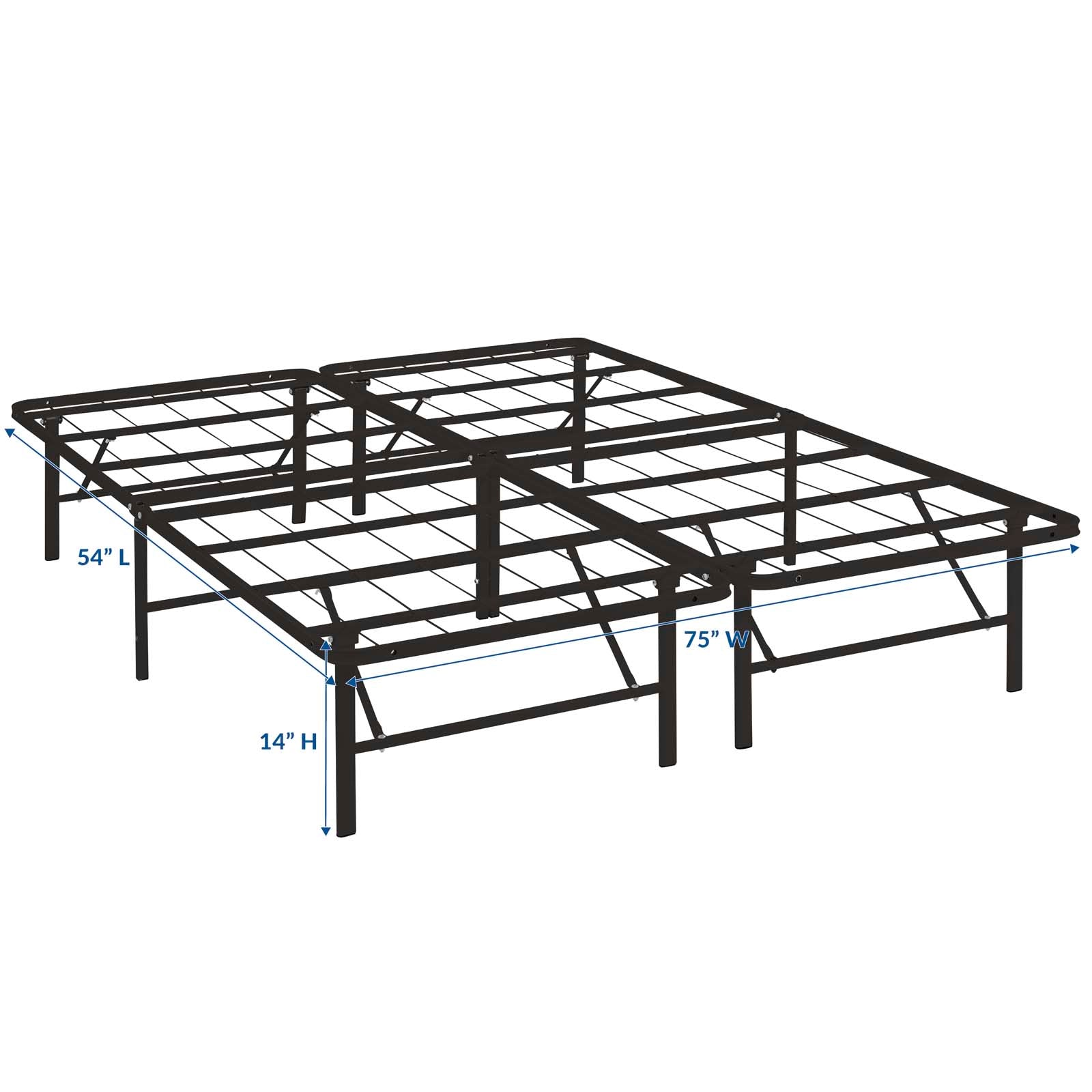 Horizon Full Stainless Steel Bed Frame By Modway - MOD-5428 | Beds | Modishstore - 17