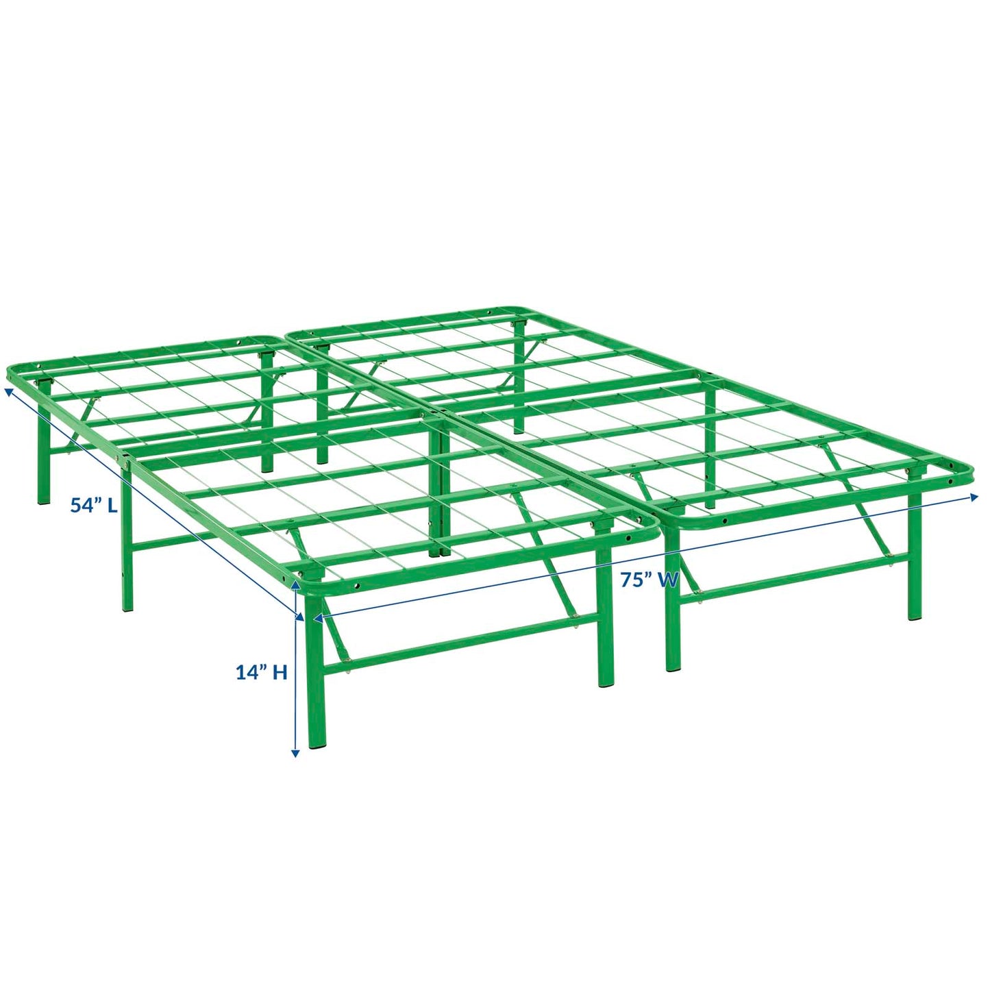 Horizon Full Stainless Steel Bed Frame By Modway - MOD-5428 | Beds | Modishstore - 3