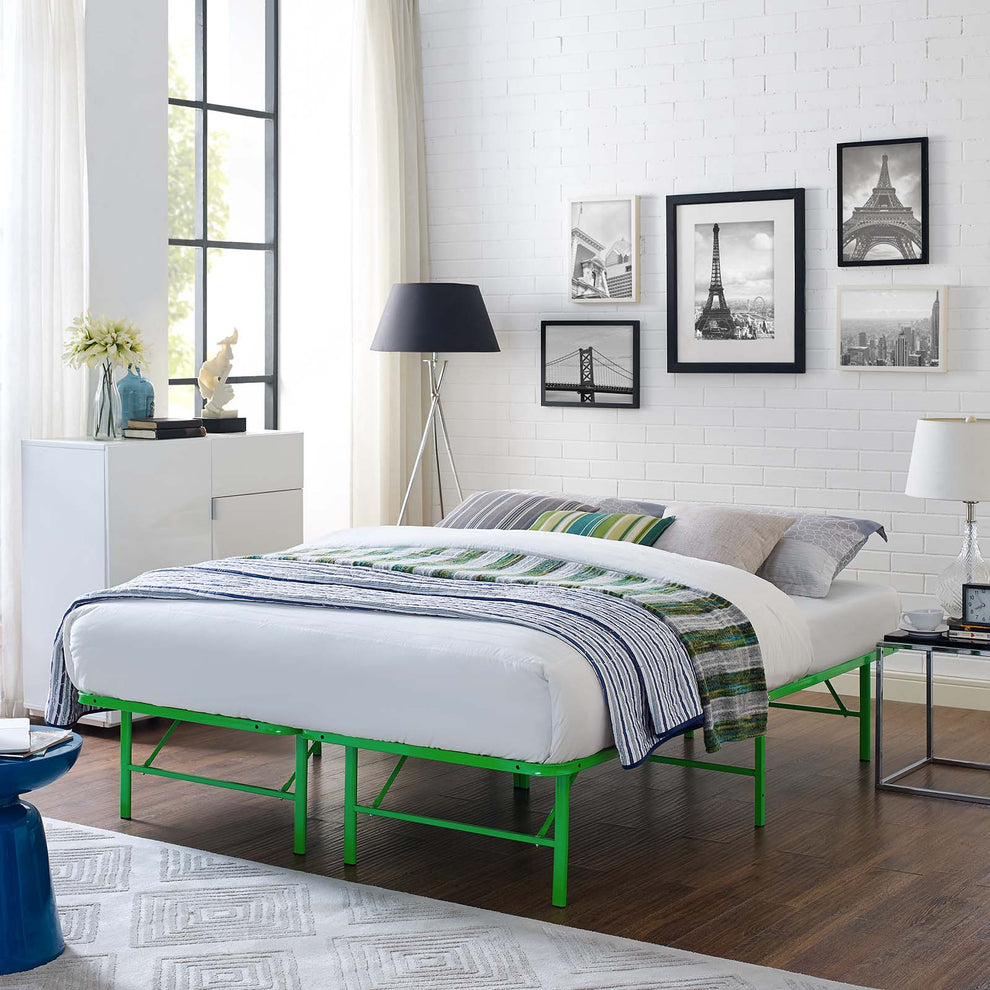 Horizon Full Stainless Steel Bed Frame By Modway - MOD-5428 | Beds | Modishstore - 1