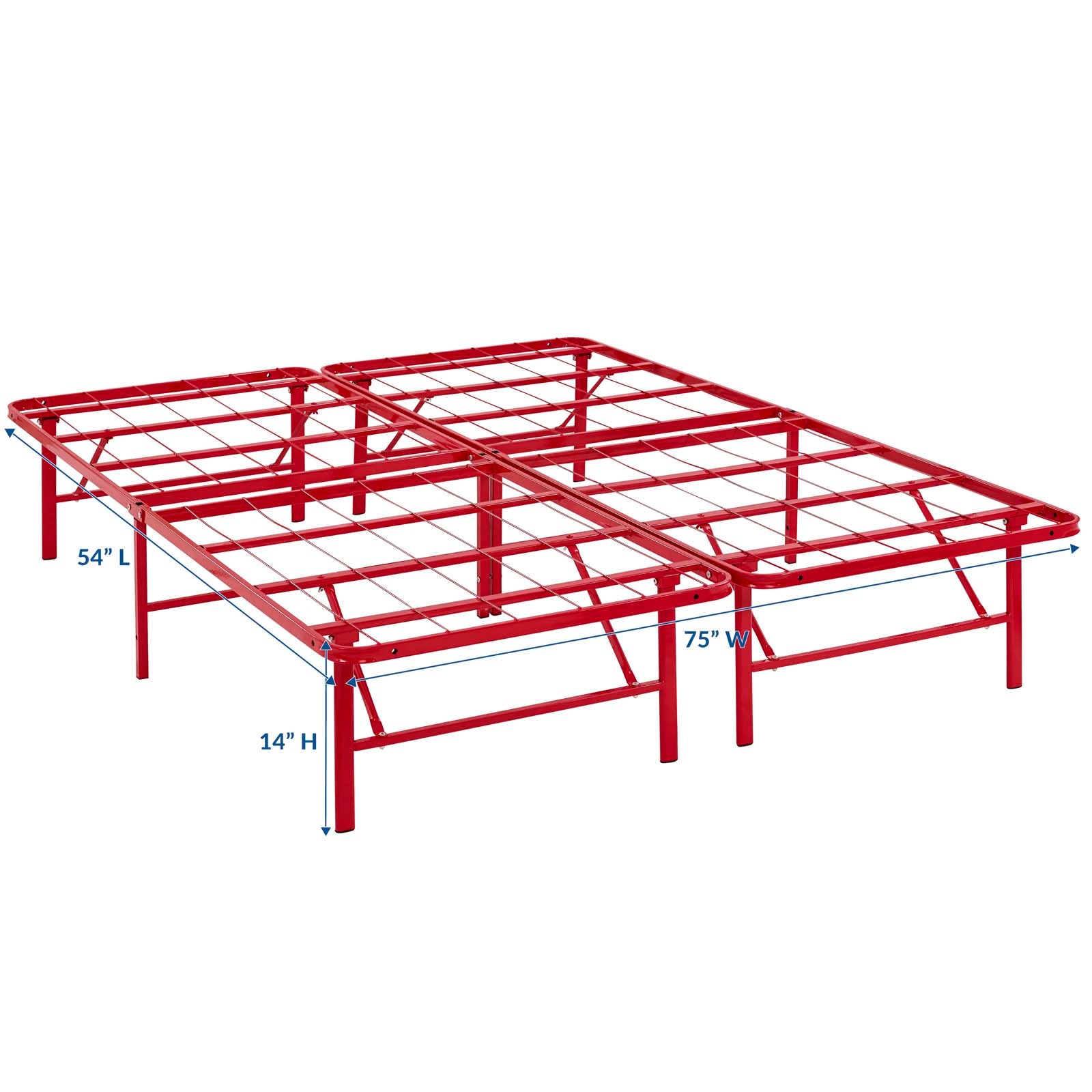 Horizon Full Stainless Steel Bed Frame By Modway - MOD-5428 | Beds | Modishstore -26