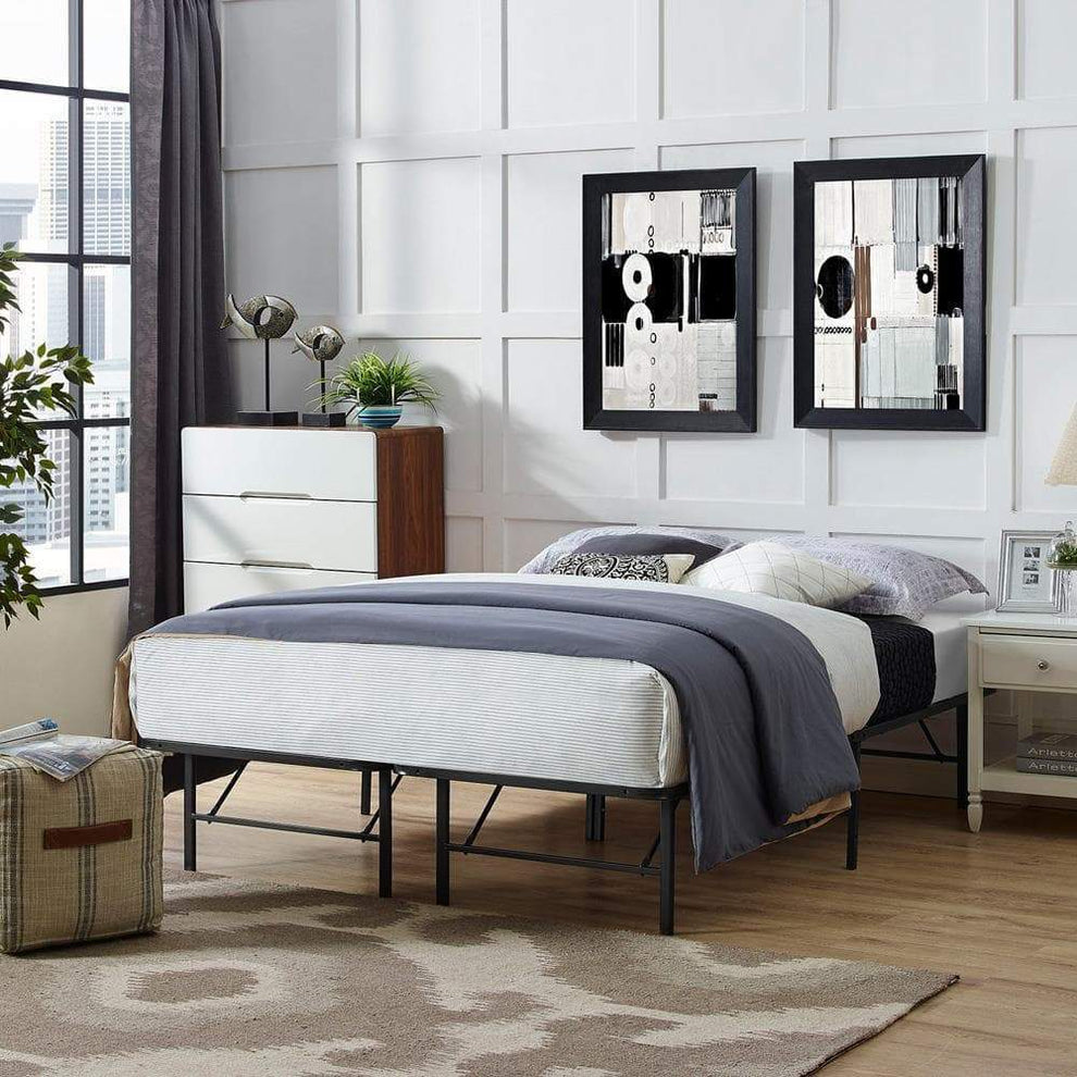 Modway Horizon Queen Stainless Steel Bed Frame - MOD-5429 | Beds | Modishstore - 1