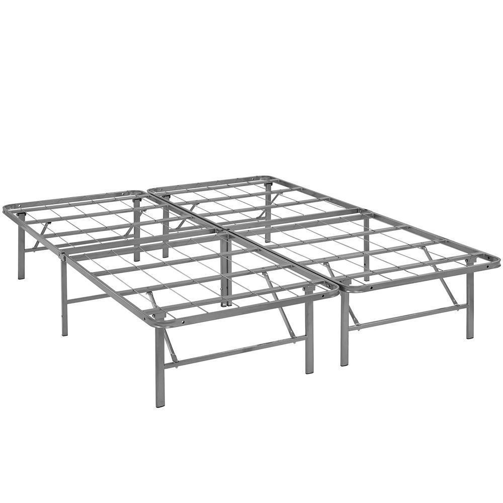 Modway Horizon Queen Stainless Steel Bed Frame | Beds | Modishstore-33