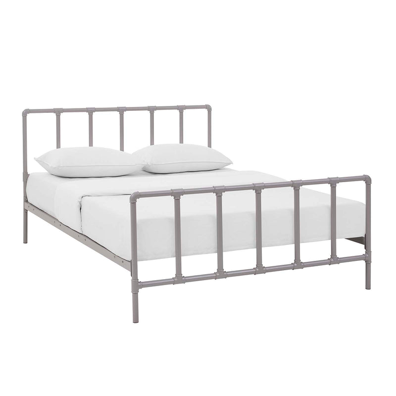 Modway Dower Queen Stainless Steel Bed - MOD-5437 | Beds | Modishstore - 2