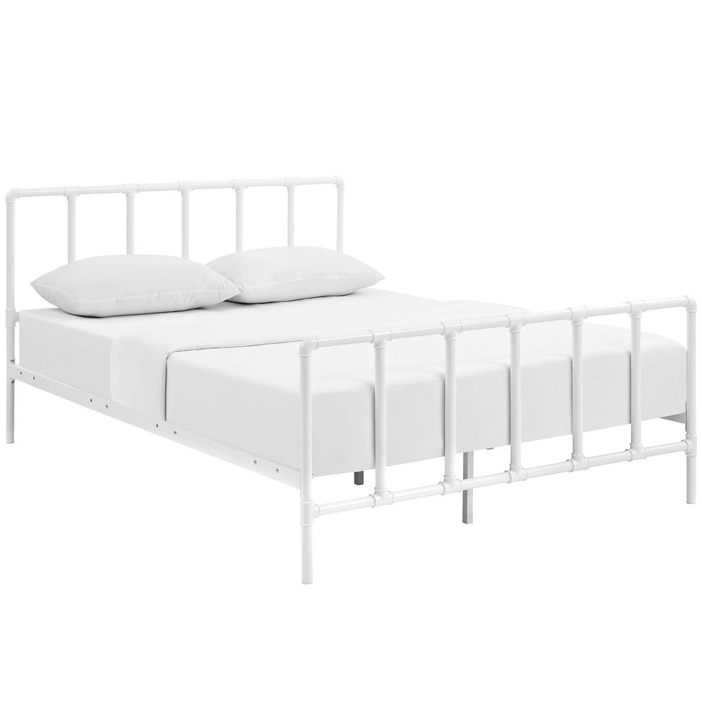 Modway Dower Queen Stainless Steel Bed - MOD-5437 | Beds | Modishstore - 1