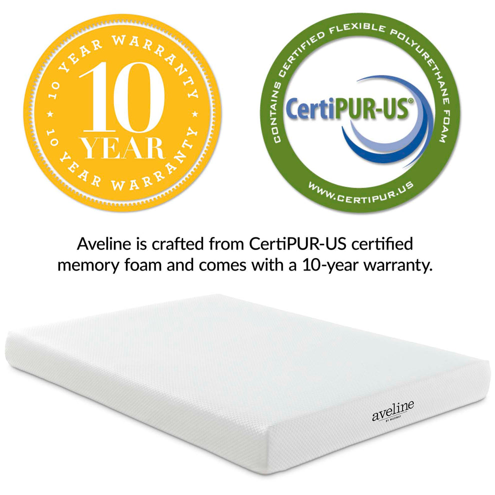 Modway Aveline 8" King Mattress - White - MOD-5490 | Mattresses | Modishstore - 6