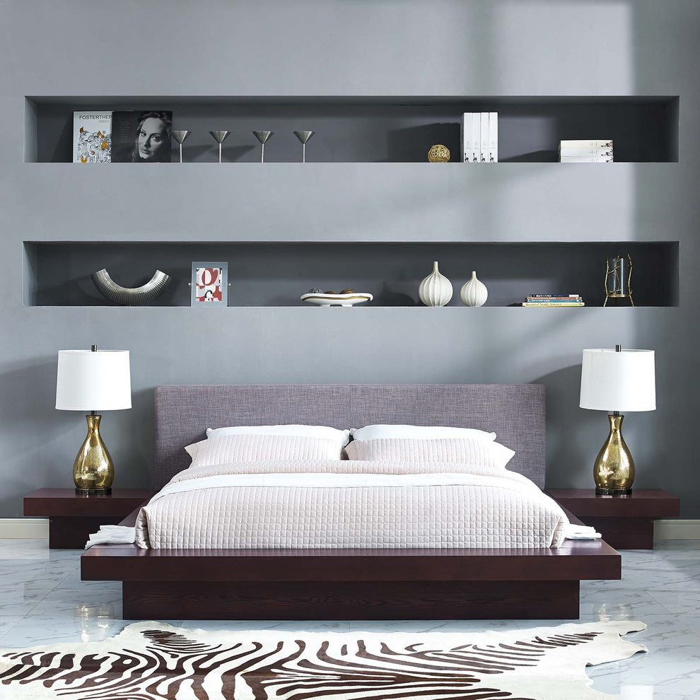 Freja 3 Piece Queen Fabric Bedroom Set By Modway - MOD-5492 | Bedroom Sets | Modishstore - 5