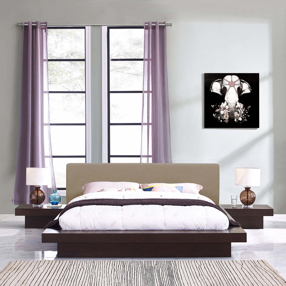 Freja 3 Piece Queen Fabric Bedroom Set By Modway - MOD-5492 | Bedroom Sets | Modishstore - 9