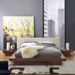 Freja 3 Piece Queen Fabric Bedroom Set By Modway - MOD-5492-WAL-BEI-SET | Bedroom Sets | Modishstore