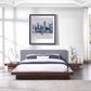 Freja 3 Piece Queen Fabric Bedroom Set By Modway - MOD-5492-WAL-BEI-SET | Bedroom Sets | Modishstore - 9