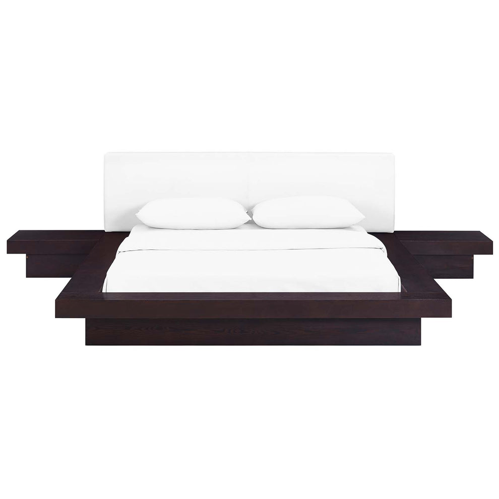 Modway Freja 3 Piece Queen Vinyl Bedroom Set - MOD-5493 | Bedroom Sets | Modishstore - 2
