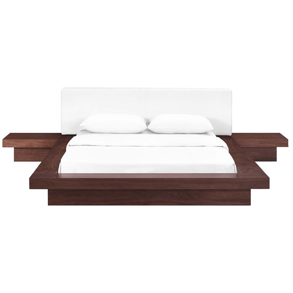 Modway Freja 3 Piece Queen Vinyl Bedroom Set - MOD-5493 | Bedroom Sets | Modishstore - 1
