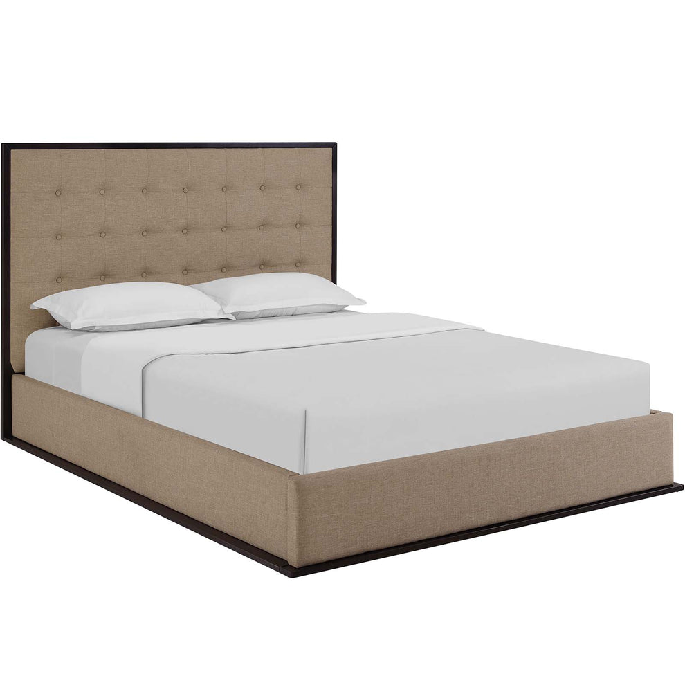 Madeline Queen Upholstered Fabric Bed Frame By Modway - MOD-5499 | Beds | Modishstore - 2