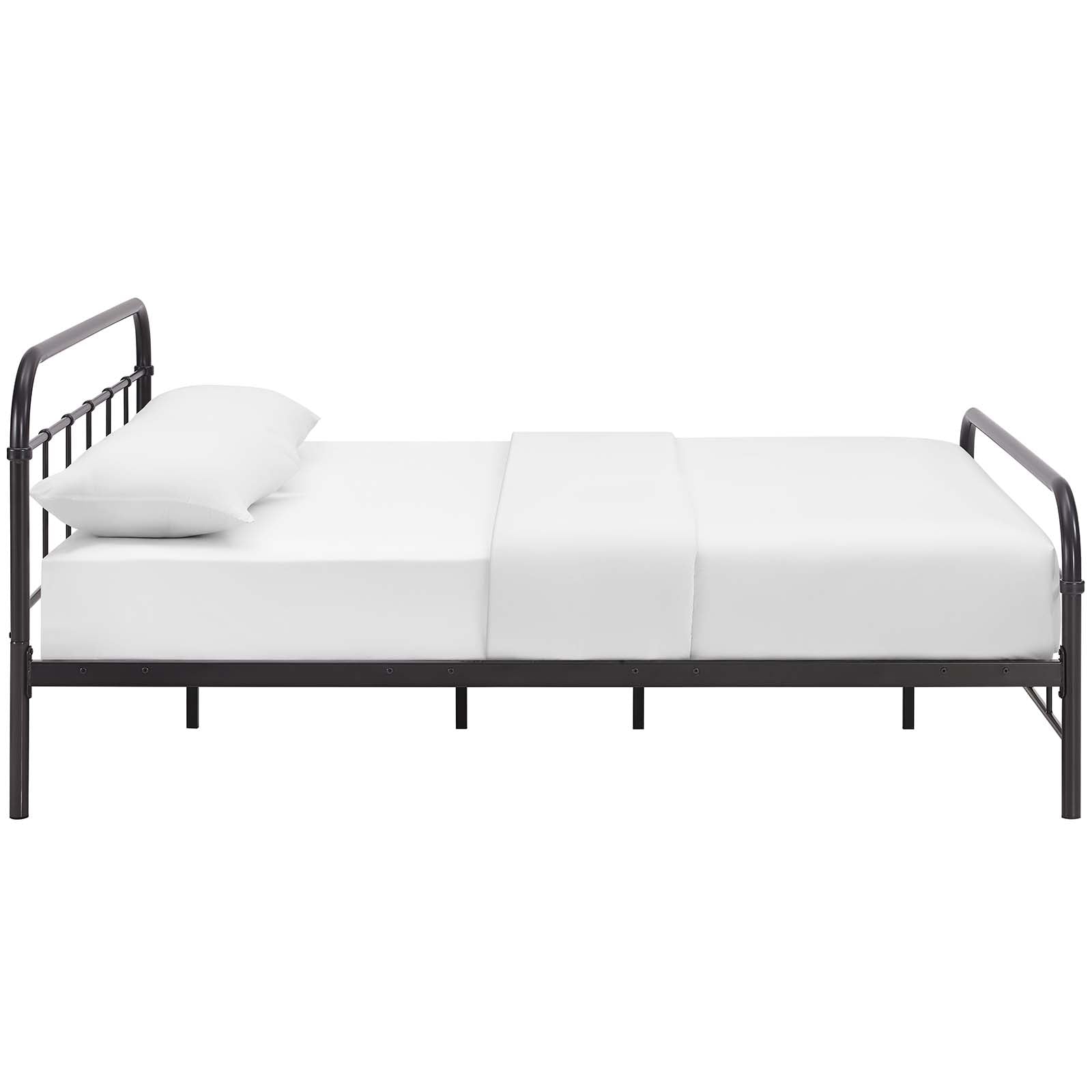 Maisie Full Stainless Steel Bed Frame By Modway - MOD-5532 | Beds | Modishstore - 4
