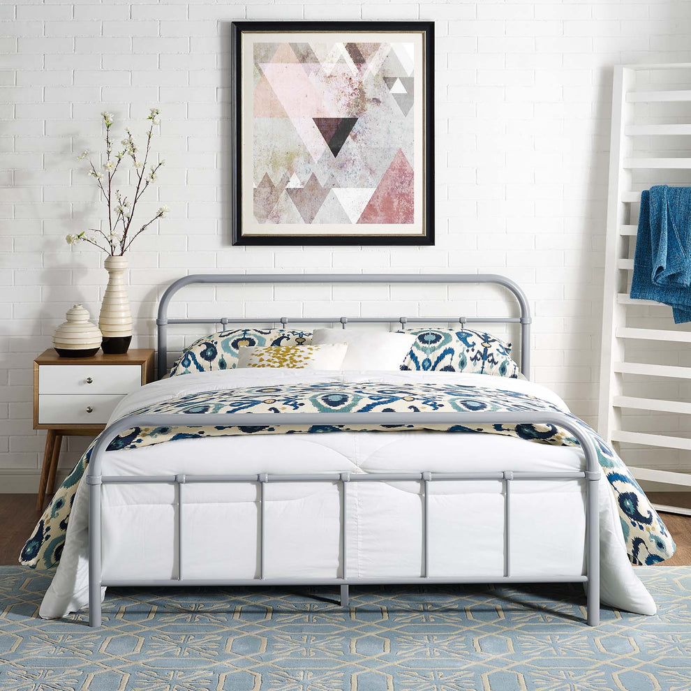 Maisie Full Stainless Steel Bed Frame By Modway - MOD-5532 | Beds | Modishstore - 8