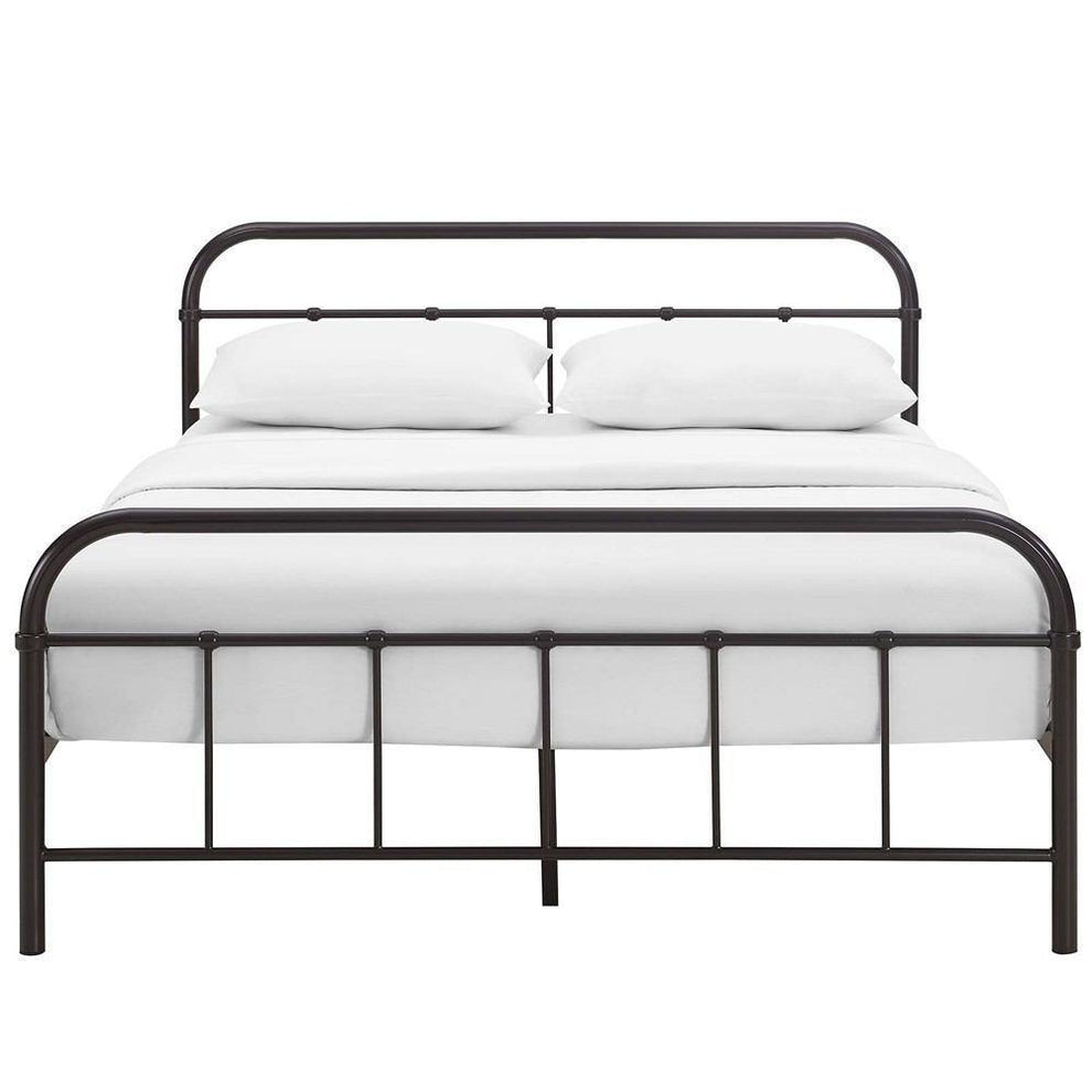 Modway Maisie Queen Stainless Steel Bed Frame - MOD-5533 | Beds | Modishstore - 7