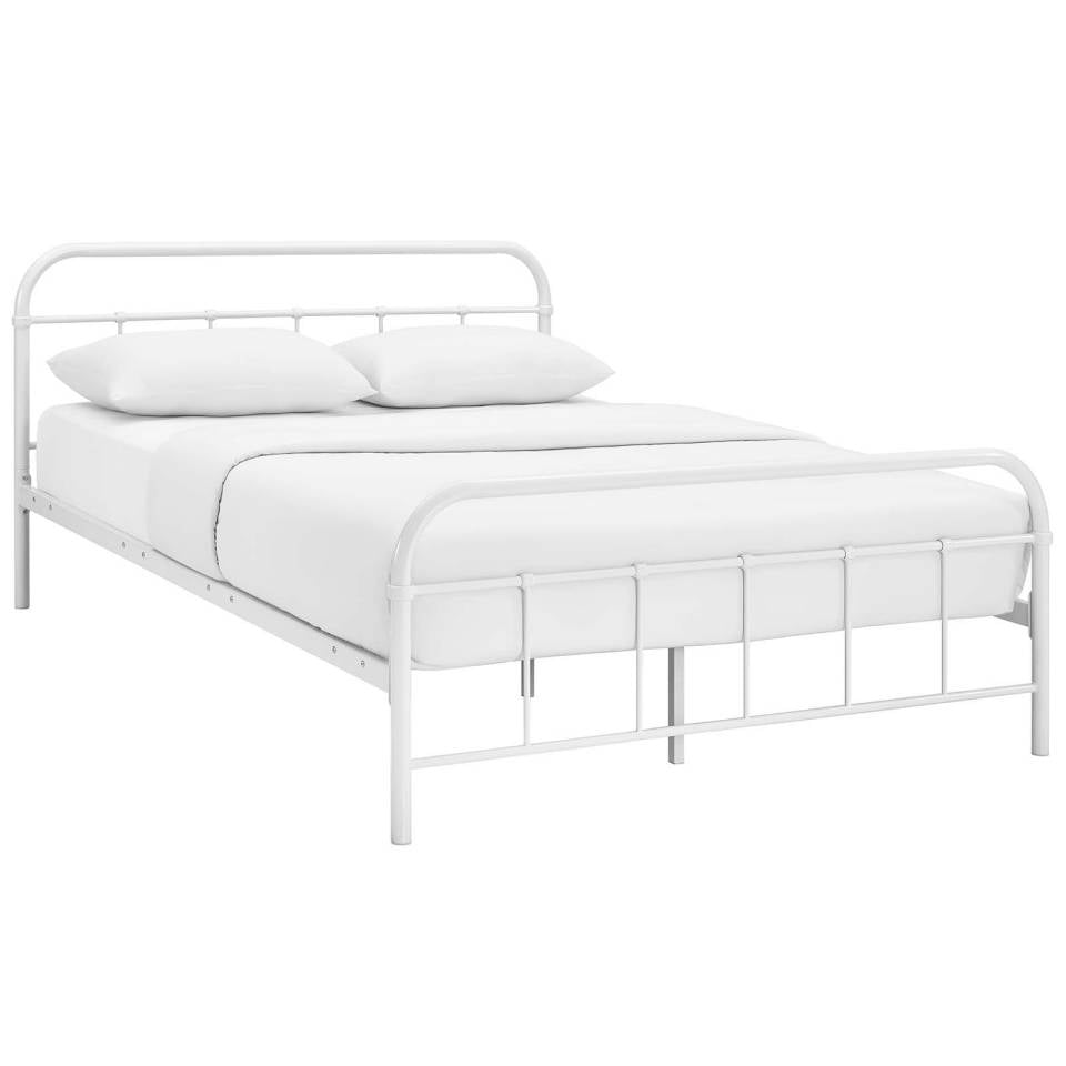 Modway Maisie Queen Stainless Steel Bed Frame | Beds | Modishstore-9